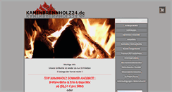 Desktop Screenshot of kaminbrennholz24.de